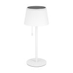 Eglo Lampada Da Tavolo Scordiano Solar Acciaio Bianca 2W 220lm - 830-840-865 CCT | IP44 - USB-C