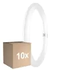 Confezione Multipack 10x Osram Tubo LED T9 Circolare (EM/Mains) 18.3W 2000lm - 830 Luce Calda | Sostitutiva 32W